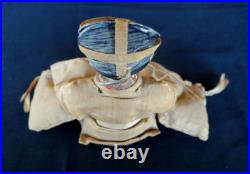 Antique Japanese Takeda Imperial Palace Emperor Doll Original Edo Period