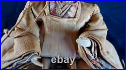 Antique Japanese Takeda Imperial Palace Emperor Doll Original Edo Period Antique Japanese Takeda Imperial Palace Emperor Doll Original Edo Period