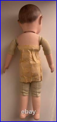 Antique Vintage Ichimatsu Boy Doll Toko 37cm with High Quality Kimono and stand Antique Vintage Ichimatsu Boy Doll Toko 37cm with High Quality Kimono and stand