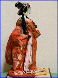 Antique Vintage Japanese Geisha Doll Kimono And Clothes Figure Figurine