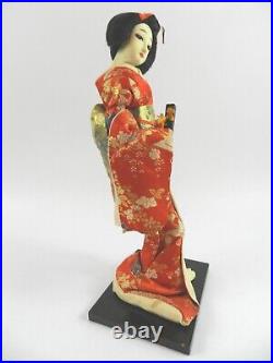 Antique Vintage Nishi Japanese Nishi Co 14 Multi Colored Kimono Hand Made Doll Antique Vintage Nishi Japanese Nishi Co 14 Multi Colored Kimono Hand Made Doll