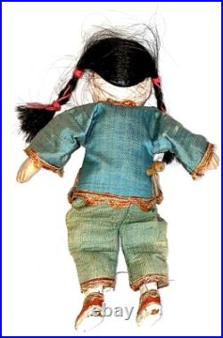 Authentic Antique Japanese Doll Itchimatsu Ningyo Girl 7 Meiji Period