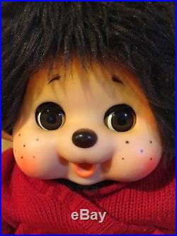 Authentic Toho Daisuke Monchhichi Monkey Doll 13 Sleep Eyes Japan Vintage