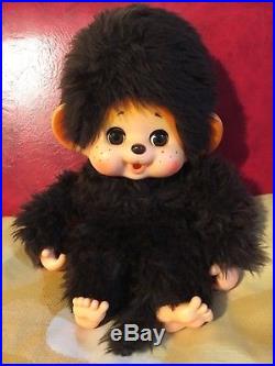 Authentic Toho Daisuke Monchhichi Monkey Doll 13 Sleep Eyes Japan Vintage