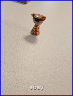 Authentic Vintage Japanese Geisha Doll + Display Glass Case + Accessories