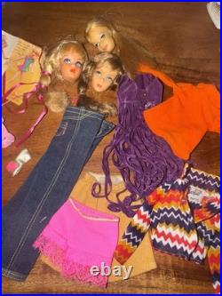 Barbie Doll Lot Vintage 1960 1970's Mix TLC VGood Cond Clothes