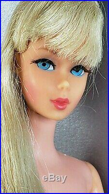 Barbie Doll Tnt Twist N Turn 1966-68 Japan Blonde Rooted Eyelashes Vintage Nude