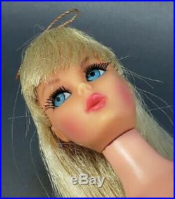 Barbie Doll Tnt Twist N Turn 1966-68 Japan Blonde Rooted Eyelashes Vintage Nude