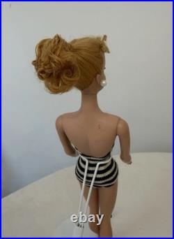 Barbie Doll Vintage Ponytail 4 Blond 1960-s Japan Solid Body Original