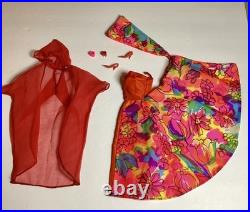 Barbie FLOATING GARDENS #1696 1967 Earrings Bracelets Red shoes Japan No Doll