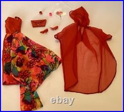 Barbie FLOATING GARDENS #1696 1967 Earrings Bracelets Red shoes Japan No Doll