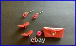 Barbie FLOATING GARDENS #1696 1967 Earrings Bracelets Red shoes Japan No Doll