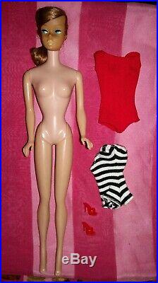 Barbie Midge Rote Swirl Ponytail Mattel Japan Vintage 60er Badeanzug Japan O/T