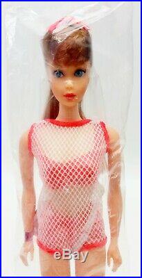 Barbie Rare 1960's TNT Twist n Turn Titian Red Hair Factory Sealed Bag Wrist Tag