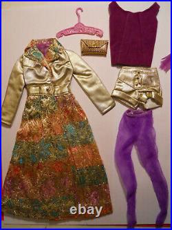 Barbie SILVER BLUES & FANCY THAT PURPLE #3357 3362 1972 Vintage Fashion Japan