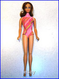 Barbie VINTAGE Auburn MARLO FLIP Twist & Turn BARBIE Doll withCentered Eyes