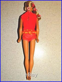 Barbie VINTAGE Blonde 1st Issue SIDE PONYTAIL TALKING BARBIE Doll withJAPAN ARMS