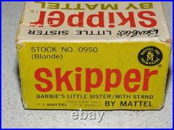 Barbie VINTAGE Blonde Japanese Exclusive DRESSED BOX Red Sensation SKIPPER Doll