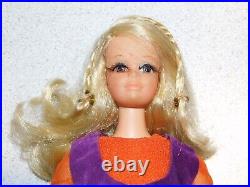 Barbie VINTAGE Blonde LIVE ACTION PJ Doll withHTF Guitar