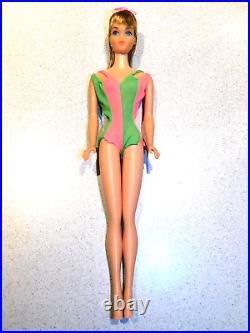Barbie VINTAGE Brownette 2nd Issue STANDARD Straight Leg BARBIE Doll