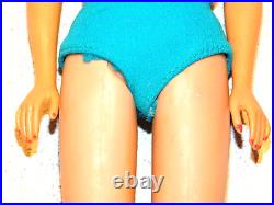 Barbie VINTAGE Brownette SIDE PART Bend Leg AMERICAN GIRL BARBIE Doll