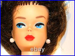 Barbie VINTAGE Brunette COLOR MAGIC FACE BUBBLECUT BARBIE Doll withBox