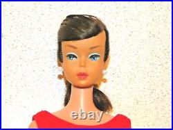 Barbie VINTAGE Brunette SWIRL PONYTAIL BARBIE Doll
