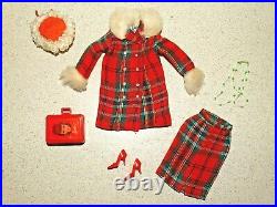 Barbie VINTAGE Complete JAPANESE EXCLUSIVE RED PLAID Outfit