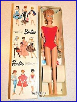 Barbie VINTAGE Redhead PONYTAIL BARBIE Doll withBox