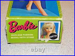 Barbie VINTAGE Silver Ash Blonde 2nd Issue STANDARD BARBIE Doll withBOX