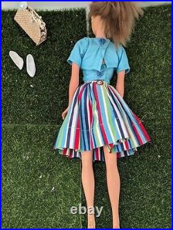 Barbie Vintage Made in Japan 1966, eyelashes, colorful chic spring summer outfit