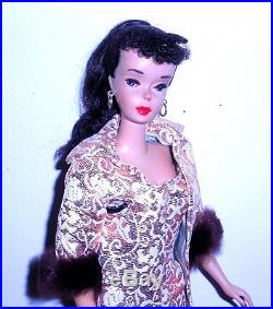 Beautiful Vintage 1959 Brunette # 3 Ponytail Barbie TM Model 850 Japan Mint