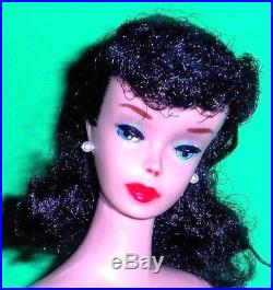 Beautiful Vintage 1961 Brunette # 5 Ponytail Barbie 850 Japan Mint