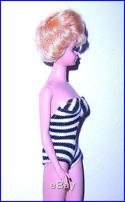 Beautiful Vintage 1961 Platinum Blonde Bubble Cut Barbie 850 Japan Mint