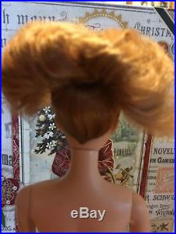 Beautiful Vintage 1962 Titian Redhead Ponytail Barbie 850 Japan Mint