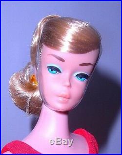 Beautiful Vintage 1964 Ash Blonde Swirl Ponytail Barbie 850 Japan Mint MIB