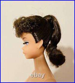 Beautiful Vintage 1964 Brunette Ponytail Barbie 850 Fashion Doll Mattel Japan