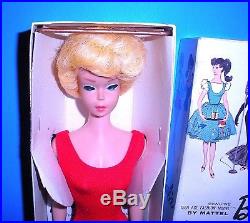 Beautiful Vintage 1966 Lemon Blonde Bubble Cut Barbie 850 Japan Mint NRFB