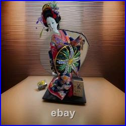 Beautiful Vintage Japanese Oyama Ningyo Fuji Musume (Wisteria Maiden) Display