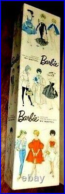 Beautiful Vintage Platinum Bubblecut Barbie withHuge Pink Lips in Orig Box! WOW