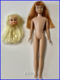 Big Vintage 1960's Mattel Barbie Lot Skipper Chris Dolls Clothes & Accessories