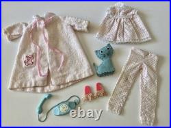 Big Vintage 1960's Mattel Barbie Lot Skipper Chris Dolls Clothes & Accessories