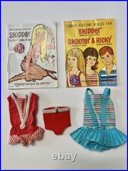 Big Vintage 1960's Mattel Barbie Lot Skipper Chris Dolls Clothes & Accessories