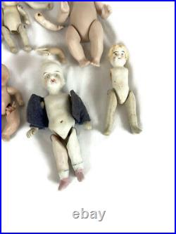 Bisque Doll Lot of 11 Occupied Japan Germany Schackman