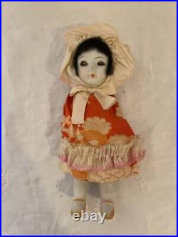 Bisque Doll Sakura Bisque Sleeping Eyes Retro Japan Mignonette Old Free Shipping