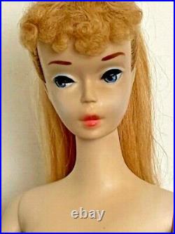 Blond Ponytail # 3 number 3 Barbie no touch ups. Blue eye liner. Long hair
