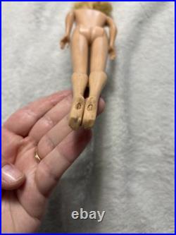 Blonde American Girl Bendable Legs Original Vintage Barbie Doll 1958