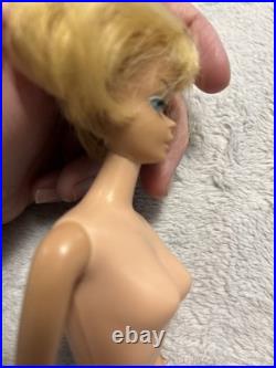 Blonde American Girl Bendable Legs Original Vintage Barbie Doll 1958