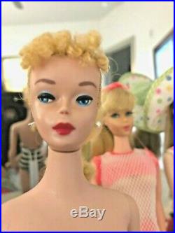 Breathtaking Vintage #4 Blonde Barbie Ponytail NM and STUNNING