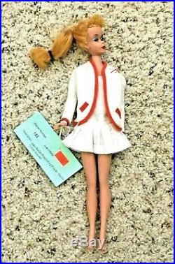 Breathtaking Vintage #4 Long Blonde Ponytail Barbie Tennis Anyone Dressed Doll